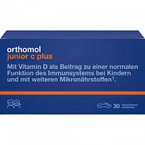 Купить: Orthomol Junior C plus таблетки жевательные курс 30 дней