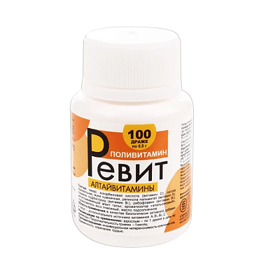 Купить Ревит 100 шт драже
