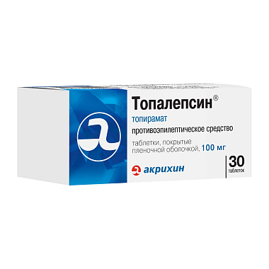Купить Топалепсин 100 мг 30 шт таблетки покрытые пленочной оболочкой