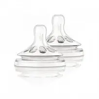 Купить: Philips Avent Natural SCF652/27 2 шт соска силиконовая медленный поток 1 мес+