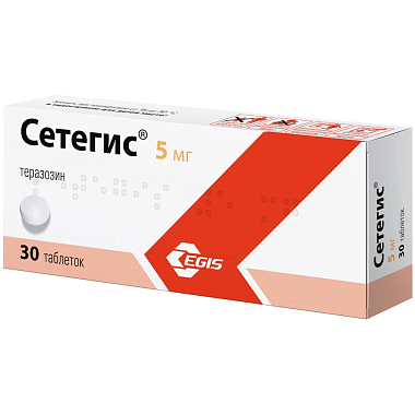 Купить Сетегис 5 мг 30 шт таблетки