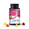 Купить LIVS Комплекс мультивитаминов для женщин 50 шт мармеладные пастилки со вкусом фруктов и ягод