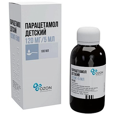 Купить Парацетамол для детей 2,4% 100 мл суспензия для приема внутрь