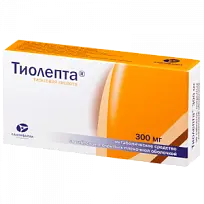 Купить: Тиолепта 300 мг 30 шт таблетки покрытые оболочкой