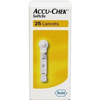 Купить: Accu-Chek Softclix 25 шт ланцеты одноразовые стерильные