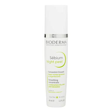 Купить Bioderma Sebium Night Peel 40 мл пилинг ночной