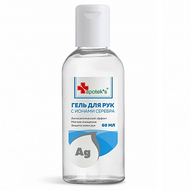 Купить Апотекс с ионами серебра гель д/рук 60мл