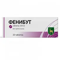 Купить: Фенибут 250 мг 20 шт таблетки