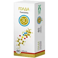 Купить: Голда 30 мг 60 шт таблетки с модифицированным высвобождением