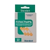 Купить Standart 20 шт пластырь стерильный медицинский бактерицидный с антисептиком на полимерной основе телесный