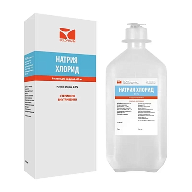 Купить Натрия хлорид-СОЛОфарм 0,9 % 400 мл раствор для инфузий