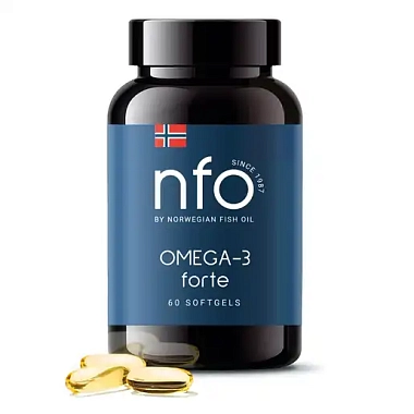 Купить NFO Омега-3 Форте 1000 мг 60 шт капсулы