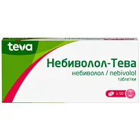 Купить: Небиволол-Тева 5 мг 56 шт таблетки
