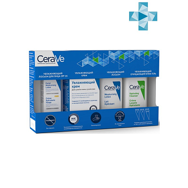 Купить CeraVe крем д/лица и тела 50мл увлажняющий д/сух и очень сух. кожи +набор миниатюр