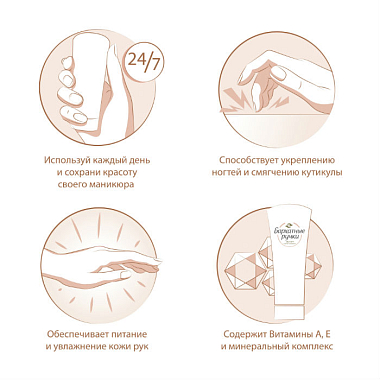 Купить Бархатные Ручки 80 мл крем для рук комплексный