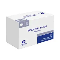 Купить: Мемантин-Канон 20 мг 90 шт таблетки покрытые пленочной оболочкой