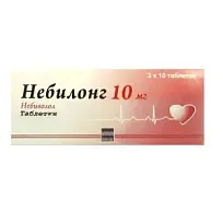 Купить: Небилонг 10 мг 30 шт таблетки