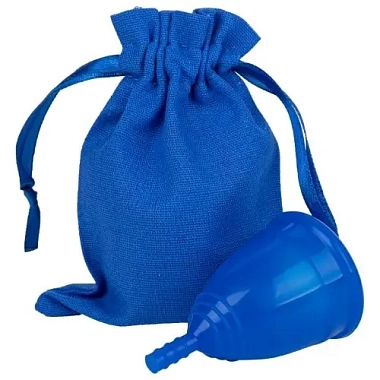 Купить Onlycup менструальная чаша размер S серия Лен синяя