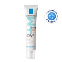 Купить: La Roche-Posay Effaclar Duo+M  40 мл тонирующий корректирующий крем-гель для проблемной кожи лица от прыщей угрей и постакне