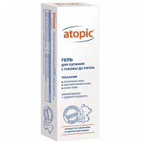 Купить: Atopic 200 мл гель для для купания с головы до пяток
