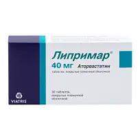 Купить: Липримар 40 мг 30 шт таблетки покрытые пленочной оболочкой
