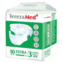 Купить: TerezaMed подгузники 10 шт размер L экстра