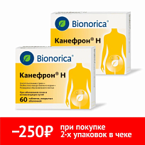 Купить: Набор 2 уп. Канефрон Н 60 шт таб