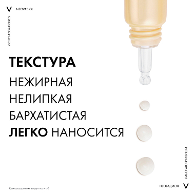 Купить Vichy Neovadiol 15 мл крем-уход для контура глаз и губ в период менопаузы