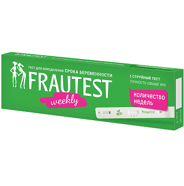 Купить Frautest Weekly 1 шт тест на беременность