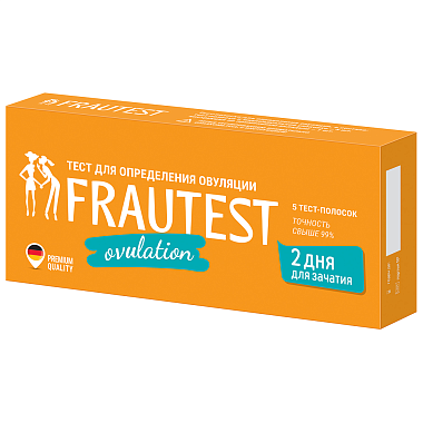 Купить Frautest Ovulation 5 шт тест-полоски для определения овуляции