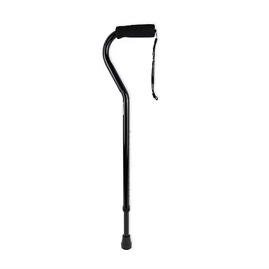 Купить Amrus трость телескопическая металлическая с центрирующей рукояткой черная Артикул AMCO-45