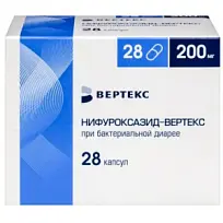 Купить: Нифуроксазид 200 мг 28 шт капсулы