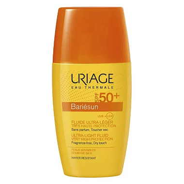 Купить Uriage Bariesun Ultra-Light Fluid эмульсия солнцезащитная фл 30мл ультралегкая SPF 50+