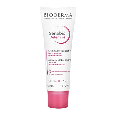 Купить Bioderma Sensibio Defensive 40 мл крем легкий для чувствительной кожи
