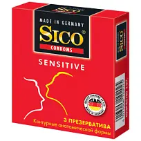Купить: Sico Sensitive 3 шт презервативы контурные