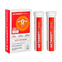 Купить: Актиферт-Гино 3,8 г 30 шт таблетки шипучие