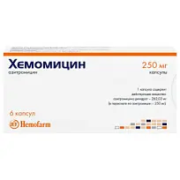 Купить: Хемомицин 250 мг 6 шт капсулы