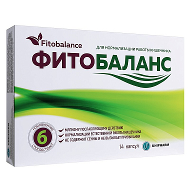 Купить Фитобаланс 720 мг 14 шт капсулы