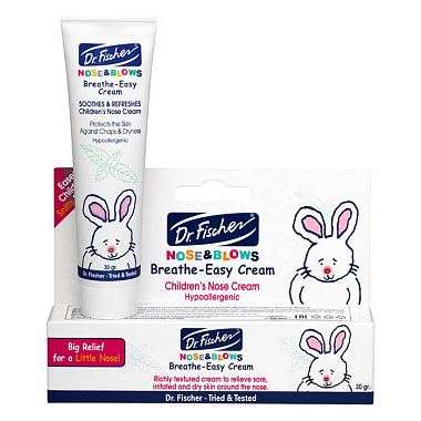 Купить Dr.Fischer Дыши свободно 30 г крем для кожи вокруг носа для детей