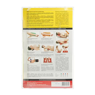 Купить Кузнецова Тибетский аппликатор массажер магнитный мягкий валик красный