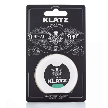 Купить Klatz Brutal Only 65 мл нить зубная супер мята