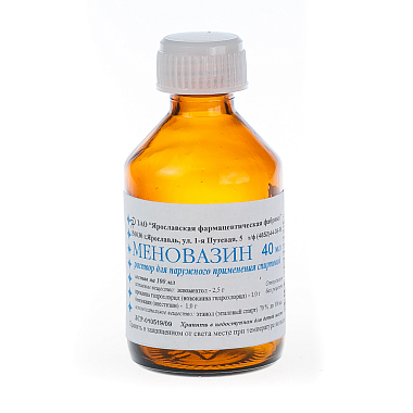 Купить Меновазин 40 мл спиртовой раствор для наружного применения флакон