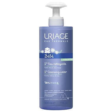 Купить Uriage Bebe 500 мл первая вода очищающая