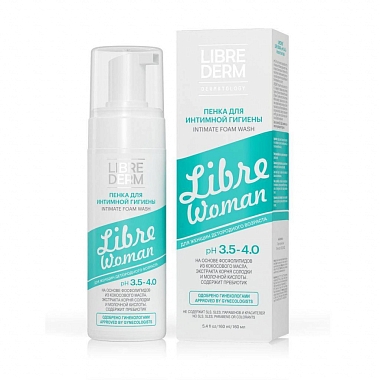 Купить Librederm Woman 160 мл пенка для интимной гигиены pН 3,5-4,0