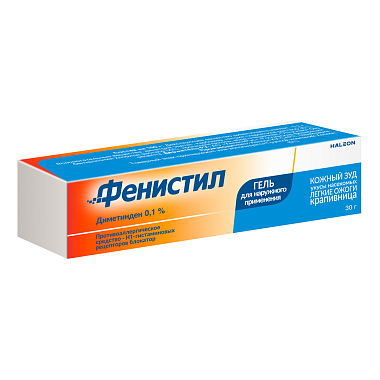 Купить Фенистил 0,1 % 30 г гель