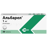 Купить: Альбарел 1 мг 30 шт таблетки