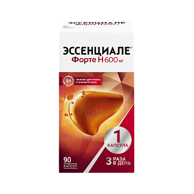 Купить Эссенциале Форте Н 600 мг 90 шт капсулы