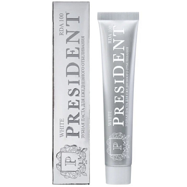 Купить PresiDent White 75 г зубная паста