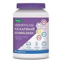 Купить: Минералы Хелатный Комплекс 90 шт таблетки