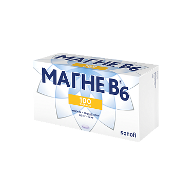 Купить Магне В6 100 шт таблетки покрытые оболочкой
